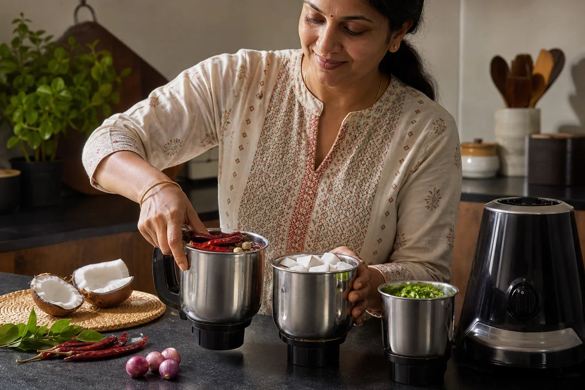 Mixer Grinder Wattage and Jar Guide for Indian Cooking
