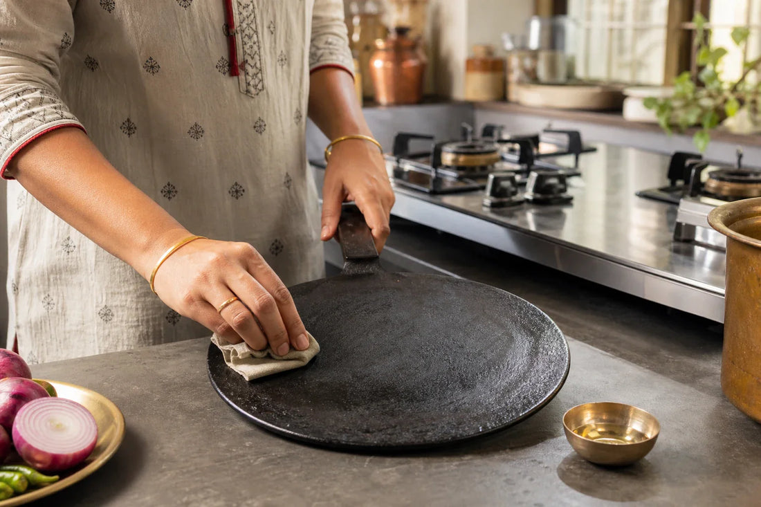 How to Season a Cast Iron Tawa